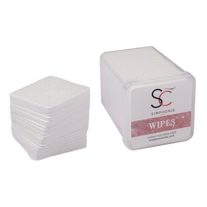 Wipes - Coton non tissé nettoyant x200