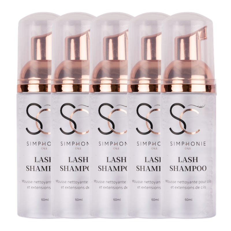 Simphonie Cils - Lot de 5 Shampoing cils 60ml