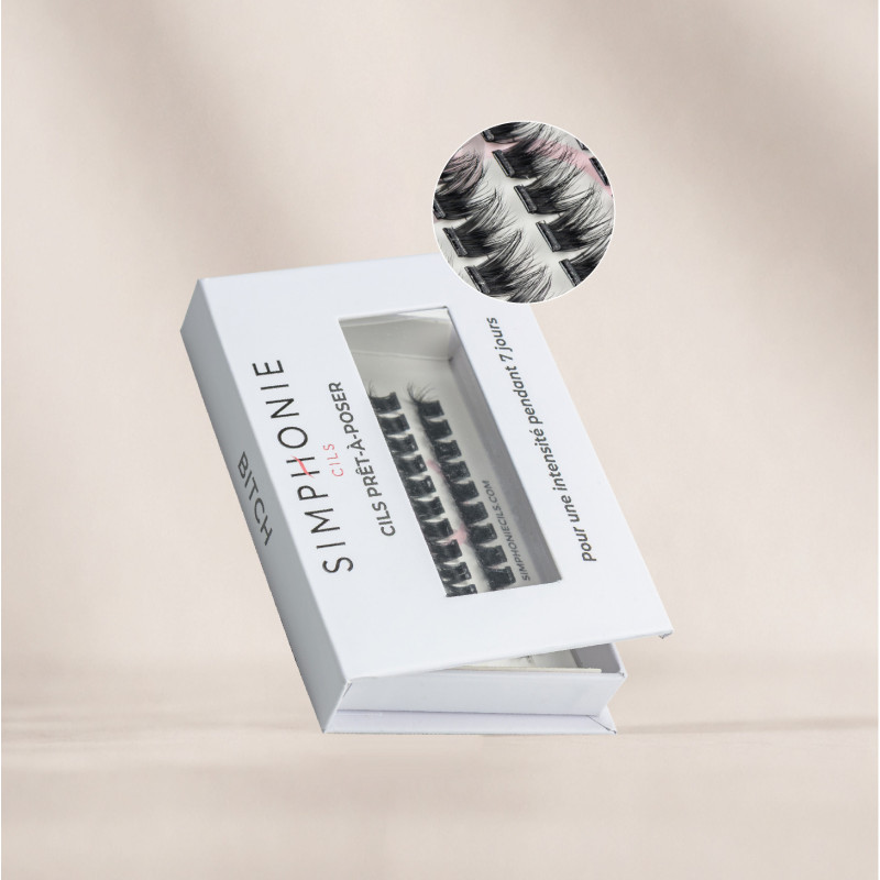 Faux cils BITCH Press-On | Regard intense 7 jours - Simphoniecils